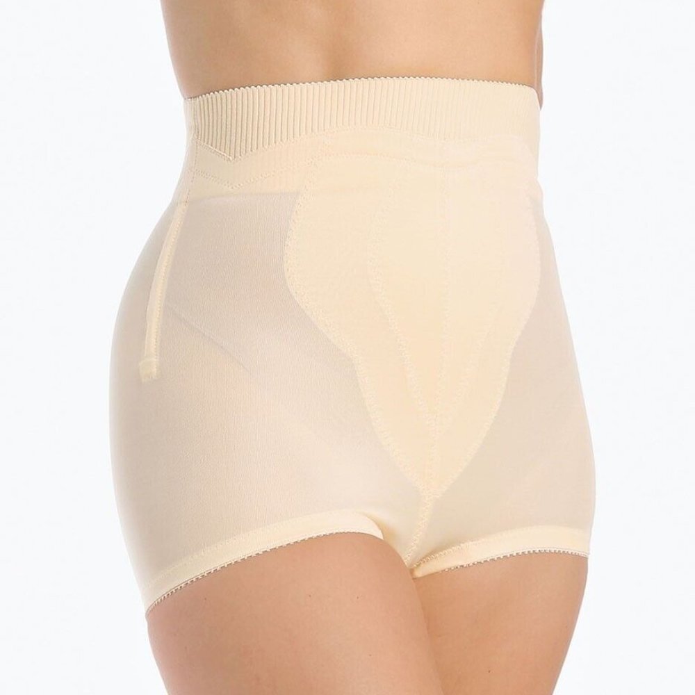 NWT Rago Diet High Waist Contour Shaping Brief Panty 6296 In Nude/Beige